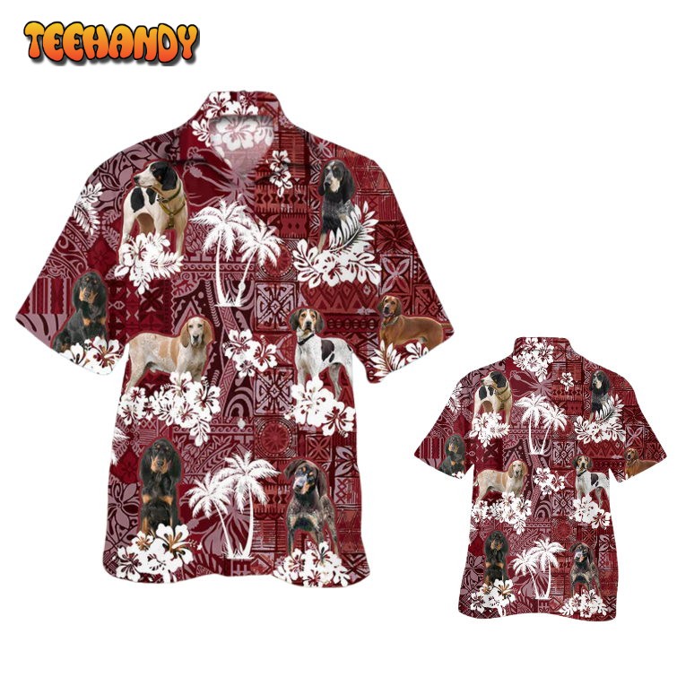 Coonhound Hawaiian Shirt, Coospod Hawaiian Shirt Full Size Men Women