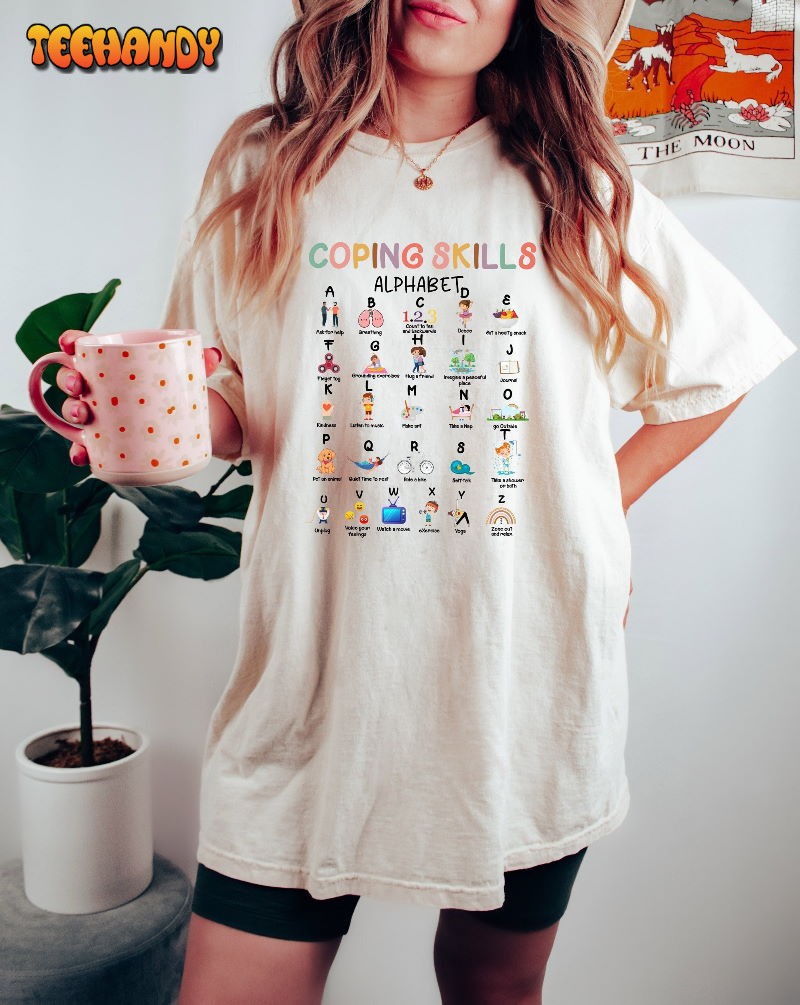 Coping Skills Alphabet Shirt, School Counselor Shirt