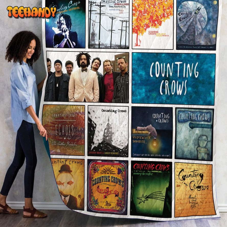 Counting Crows Album Quilt Blanket