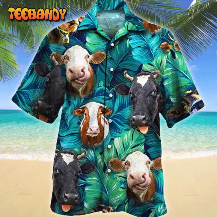 Cow Lovers Gift Hawaiian Shirt Cow Hawaii Aloha Beach Shirts Hawaii Shirt