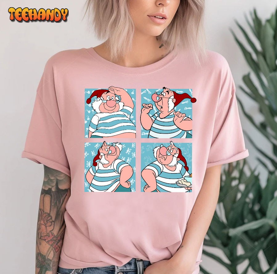 Cute Smee Portrait Shirt, Disney Peter Pan Smee Retro T-Shirt