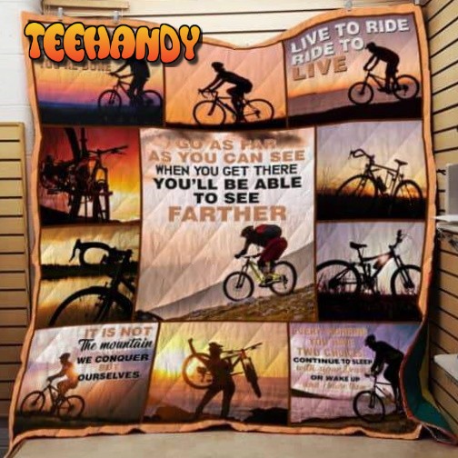 Cycling  Customize Quilt Blanket