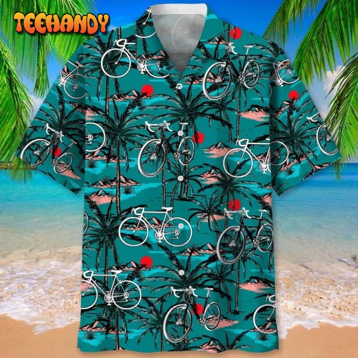 Cycling Vintage Hawaiian Shirt Cycling Full Print Sport Aloha Hawaiian Shirts