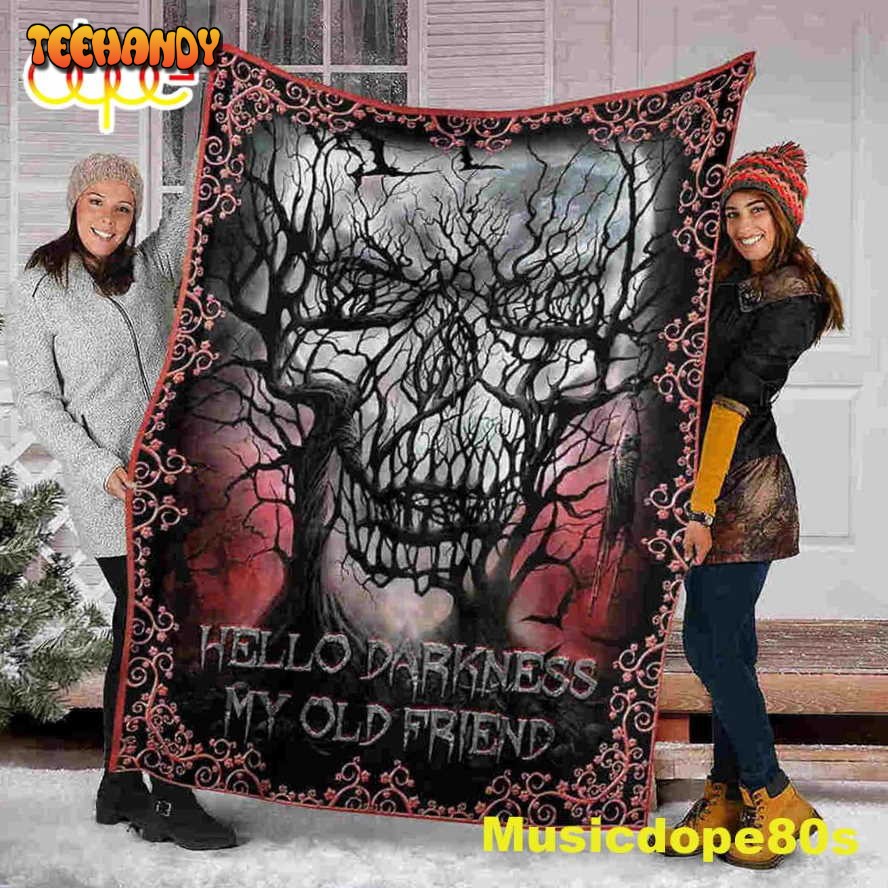 Darkness Old Friends Halloween Sofa Fleece Throw Blanket  Halloween