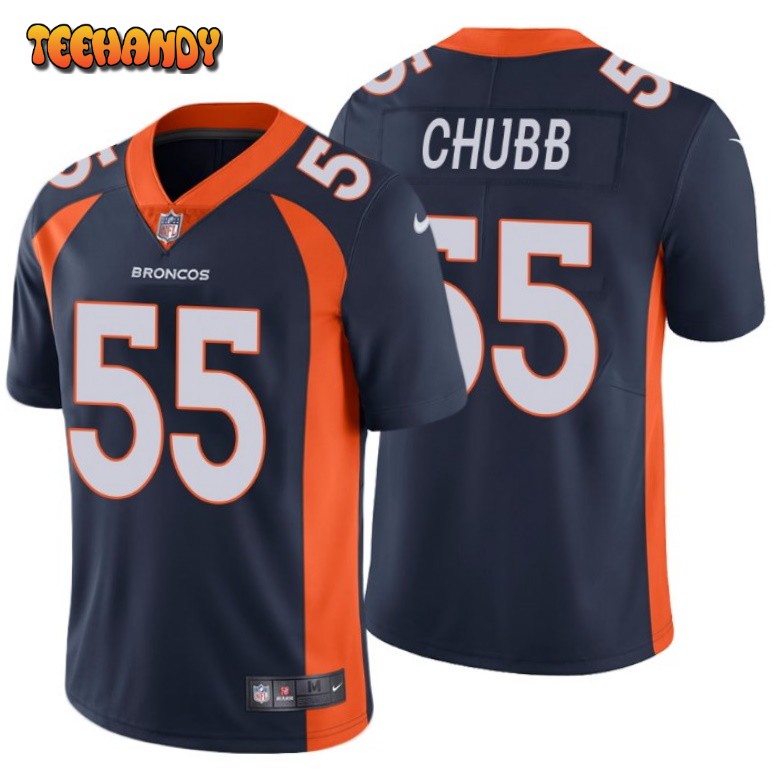 Denver Broncos Bradley Chubb Navy Limited Jersey