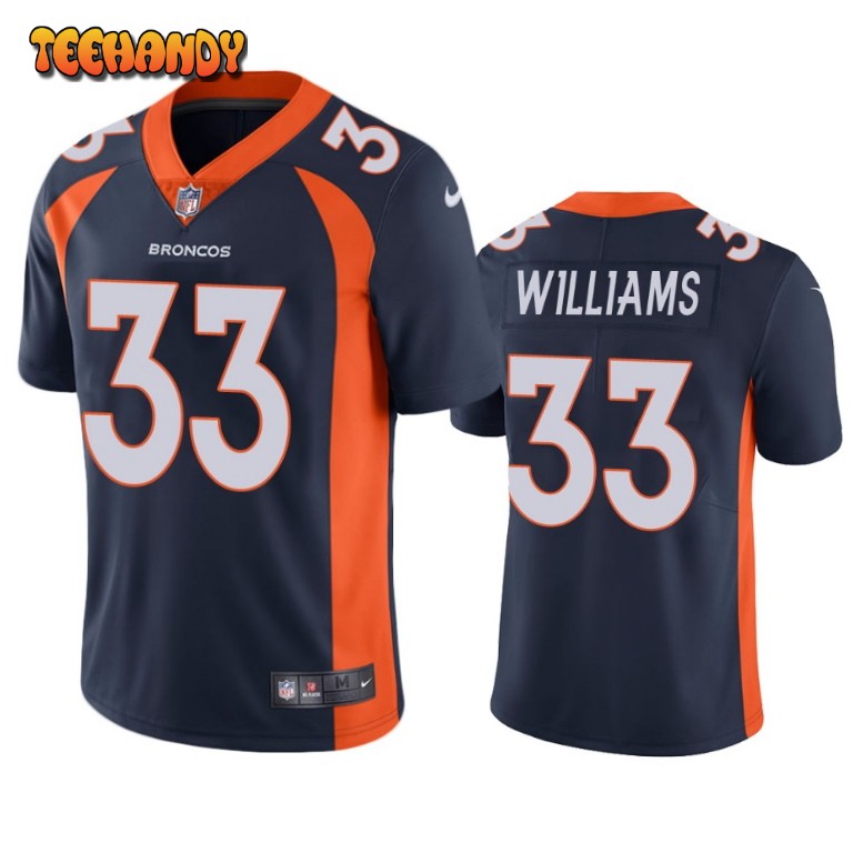 Denver Broncos Javonte Williams Navy Limited Jersey