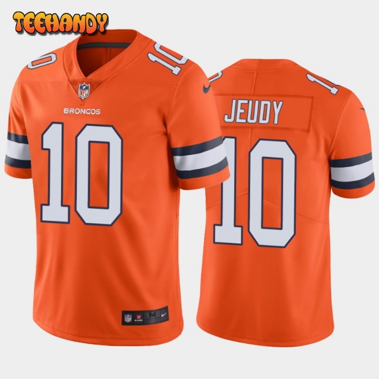 Denver Broncos Jerry Jeudy Orange Color Rush Limited Jersey