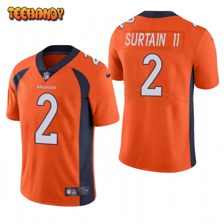 Denver Broncos Pat Surtain II Orange Limited Jersey