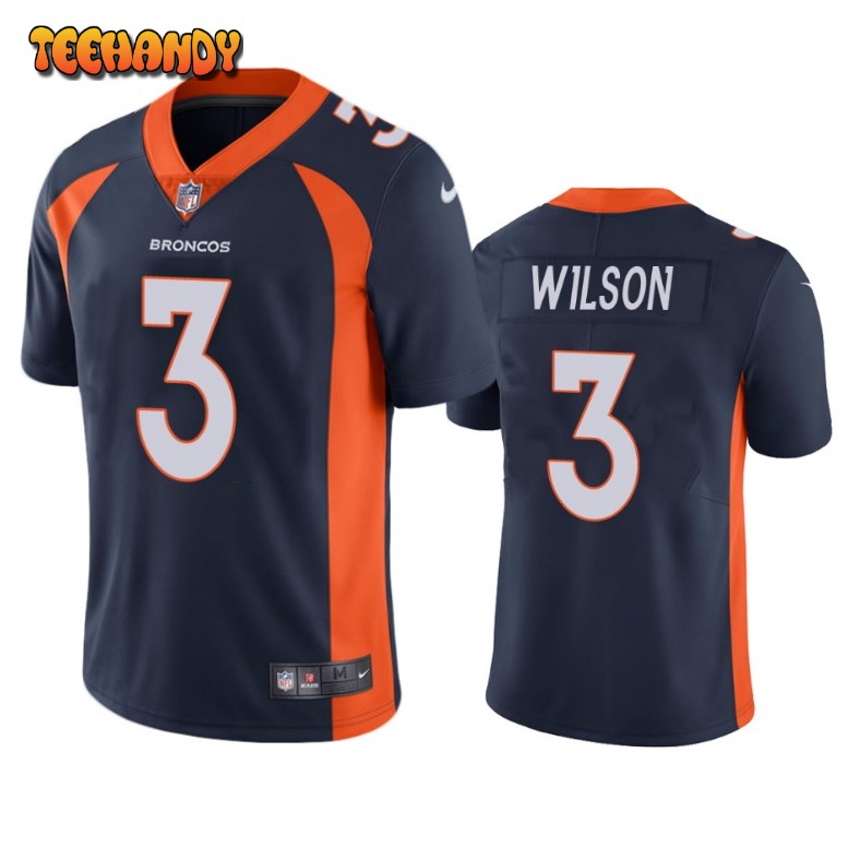 Denver Broncos Russell Wilson Navy Limited Jersey