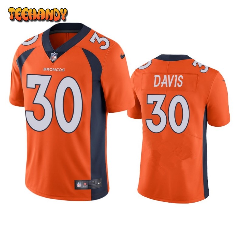 Denver Broncos Terrell Davis Orange Limited Jersey