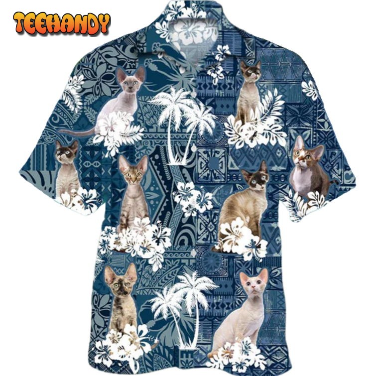 Devon Rex Hawaiian Shirt, 3D All Over Printed Animal Hawaiian Shirt