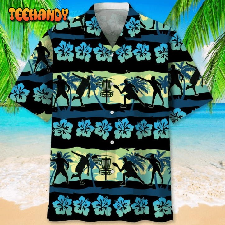 Disc Golf Nature Beach Hawaiian Shirts, Disc Golf Hawaii Aloha Shirts