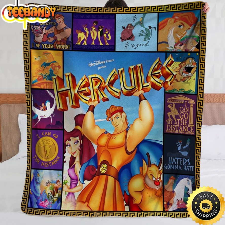 Disney Hercules Hero Blanket Gift For Fans Movie Disney