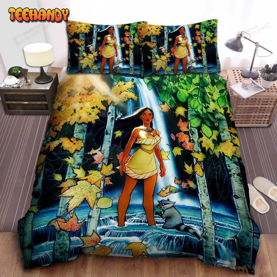 Disney Princess Pocahontas And Meeko In The Spring Comforter Bedding Sets