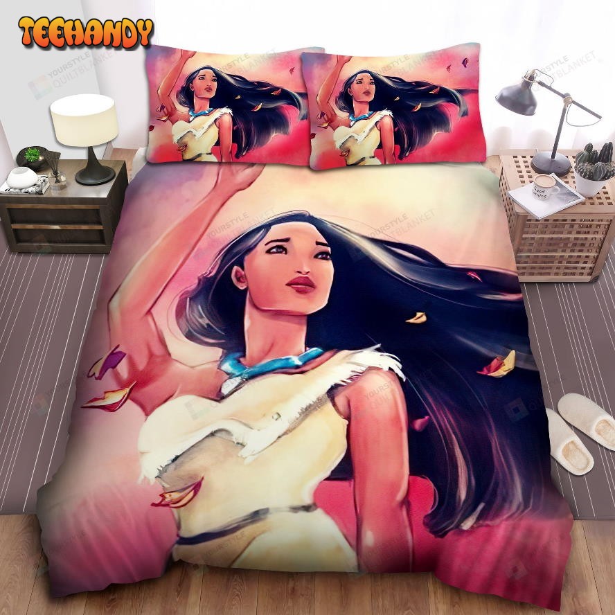 Disney Princess Pocahontas Farewell Scene Spread Comforter Bedding Sets