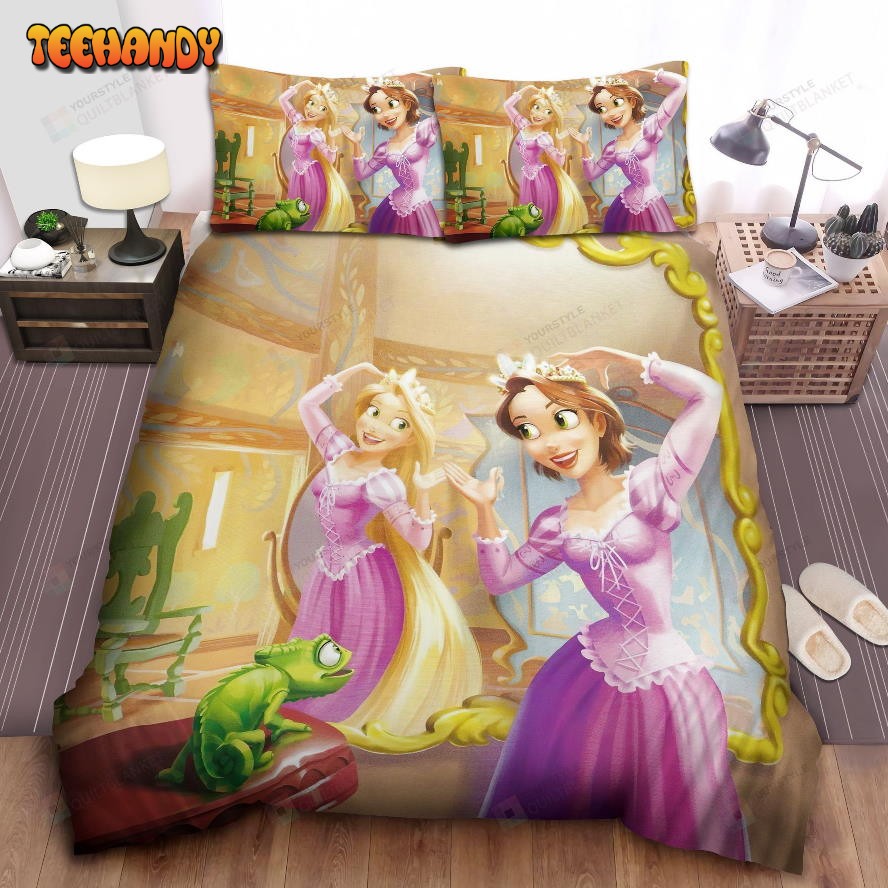 Disney Princess Rapunzel Transformation Spread Comforter Bedding Sets