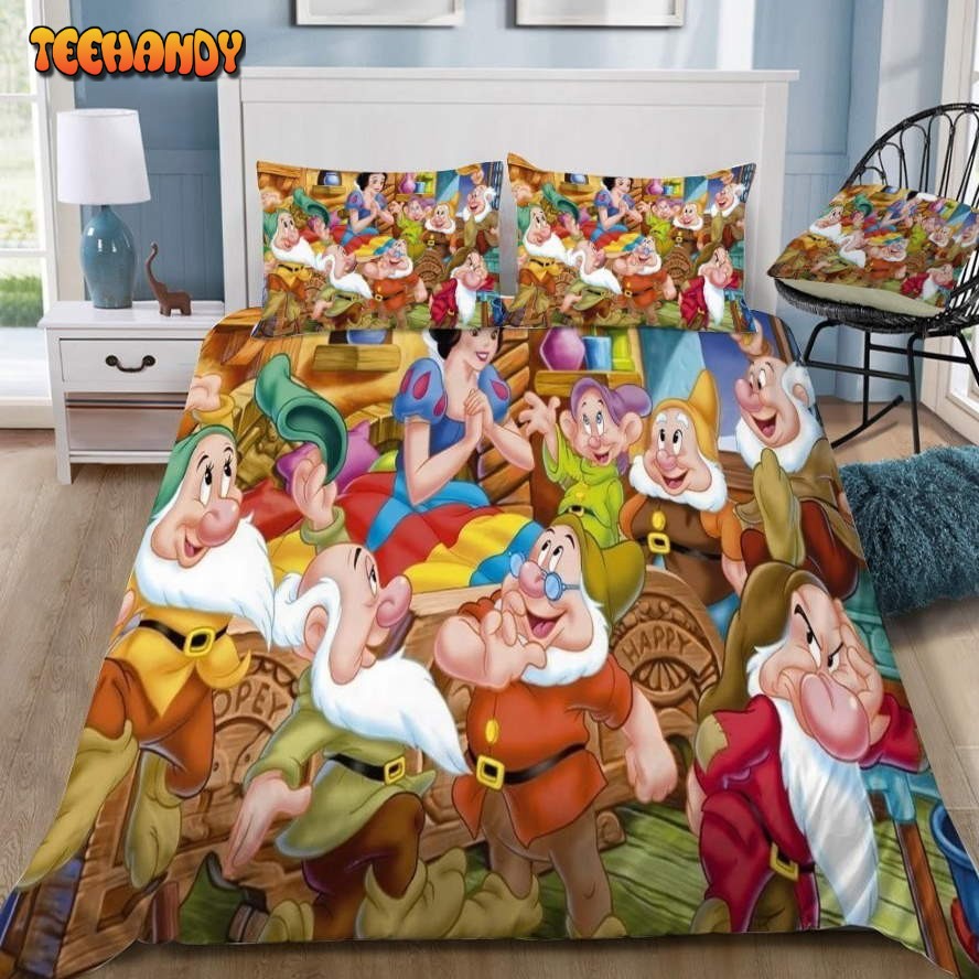 Disney Snow White 17 3D Customized Duvet Cover Bedding Set