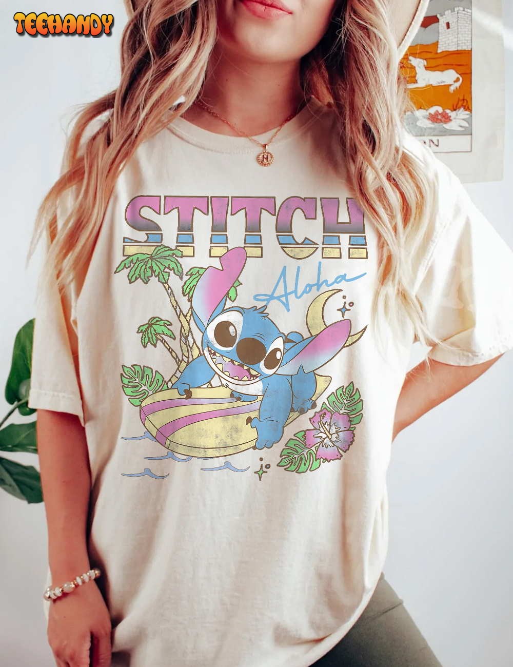 Disney Stitch Shirt, Stitch Aloha Comfort Colors Shirt, Stitch Hawaii Shirt