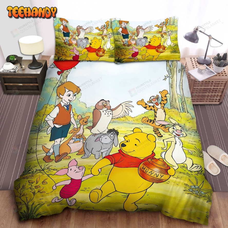 Disney Winnie The Pooh and Pals Spread Comforter Duvet Cover Bedding Sets