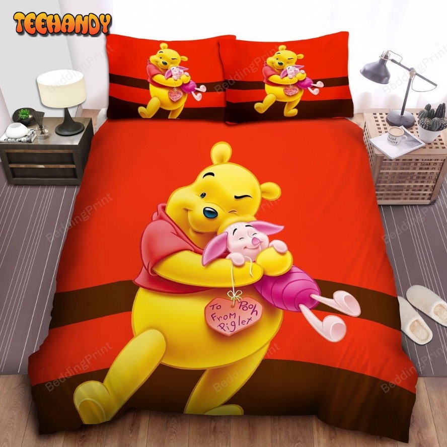 Disney Winnie The Pooh And Piglet Are Best Friends Duvet Cover Bedding Sets