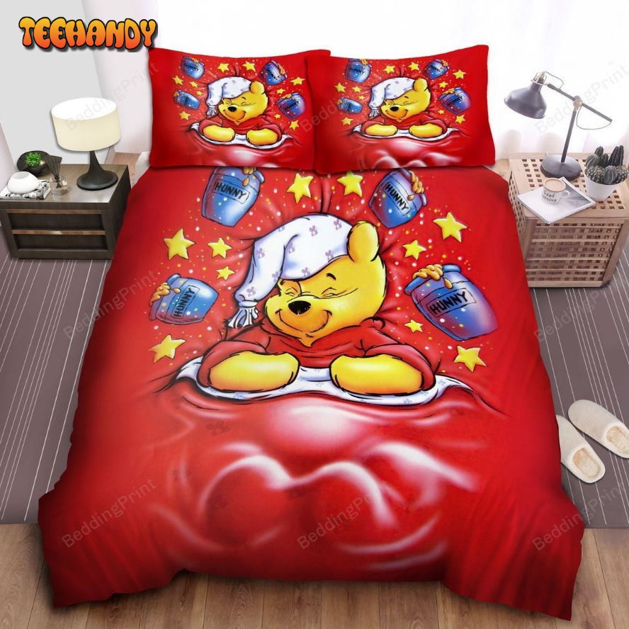 Disney Winnie The Pooh Dreaming Of Hunny Pots Duvet Cover Bedding Sets