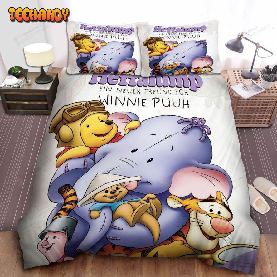 Disney Winnie The Pooh Friends &amp Heffalump Spread Comforter Bedding Sets