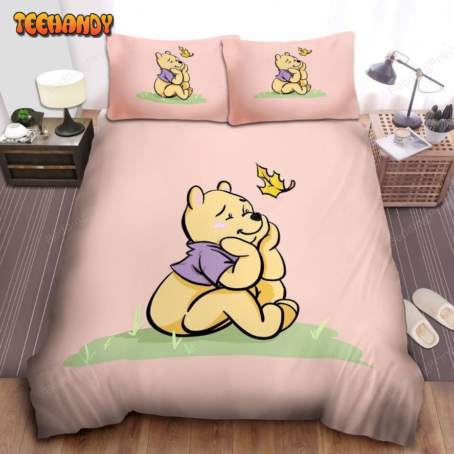 Disney Winnie The Pooh In Pink Theme Bed Sheets Duvet Cover Bedding Sets