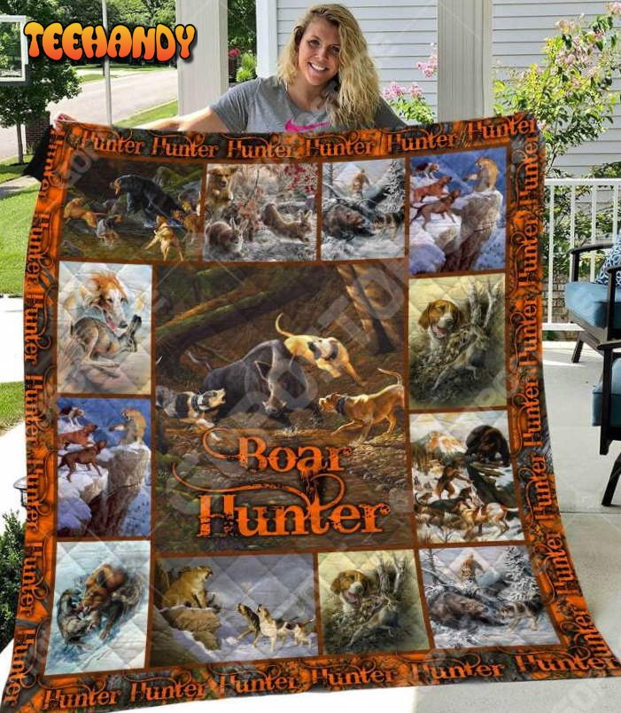 Dog Hunter Like 3D Customized Quilt Blanket