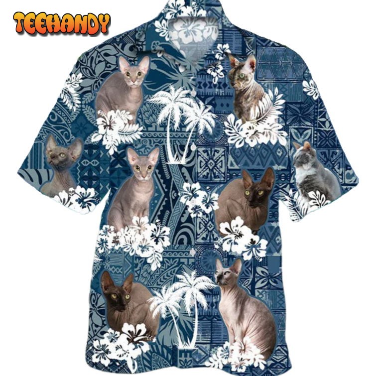 Donskoy Hawaiian Shirt, 3D Full Printed Cat Hawaiian Shirt For Men Woman