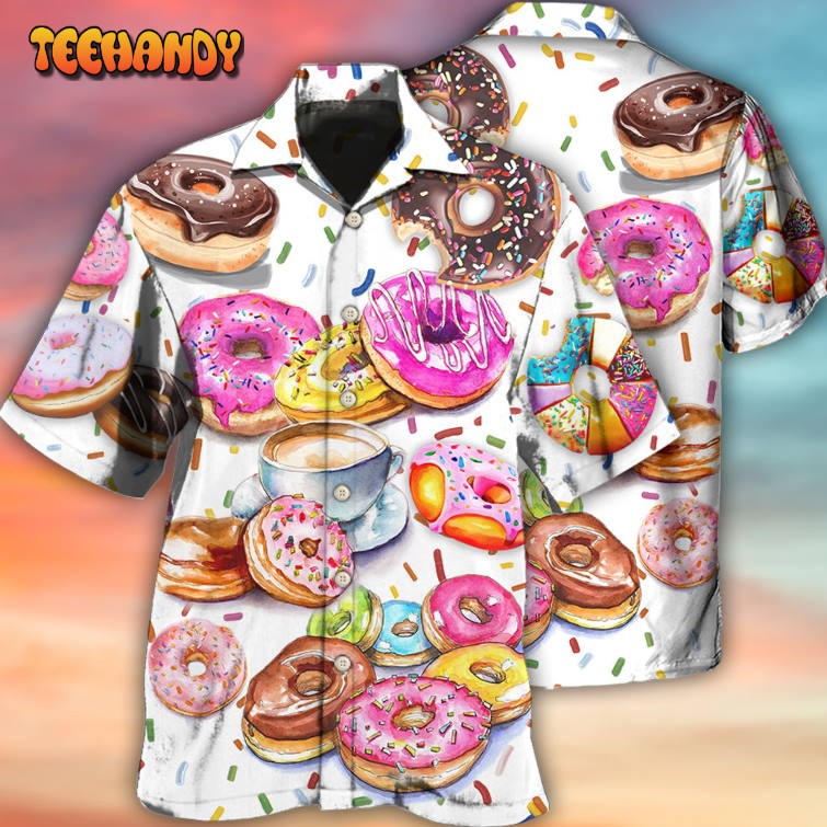 Donut Delicious Colorful Style Hawaiian Shirt