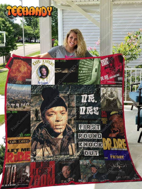 Dr. Dre Albums 3D Customized Quilt Blanket