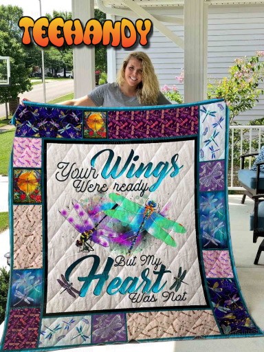 Dragonfly Missing You 3D Quilt Blanket