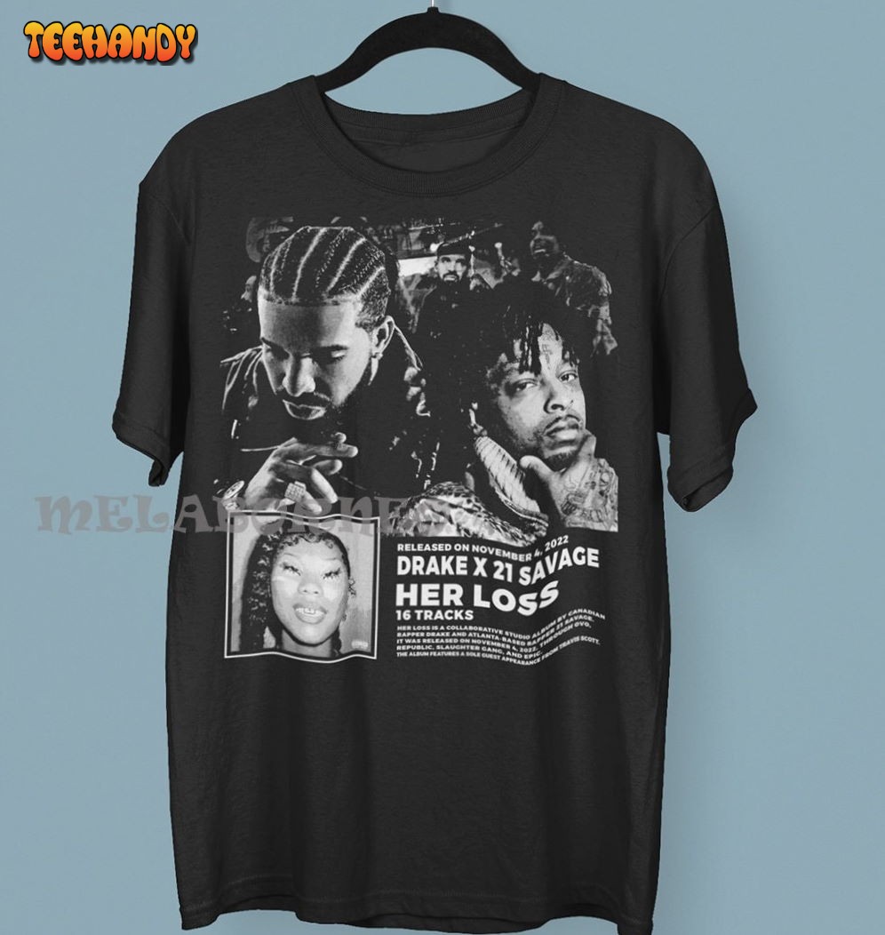 Drake x 21 Savage Her Loss Promo Poster T-shirt