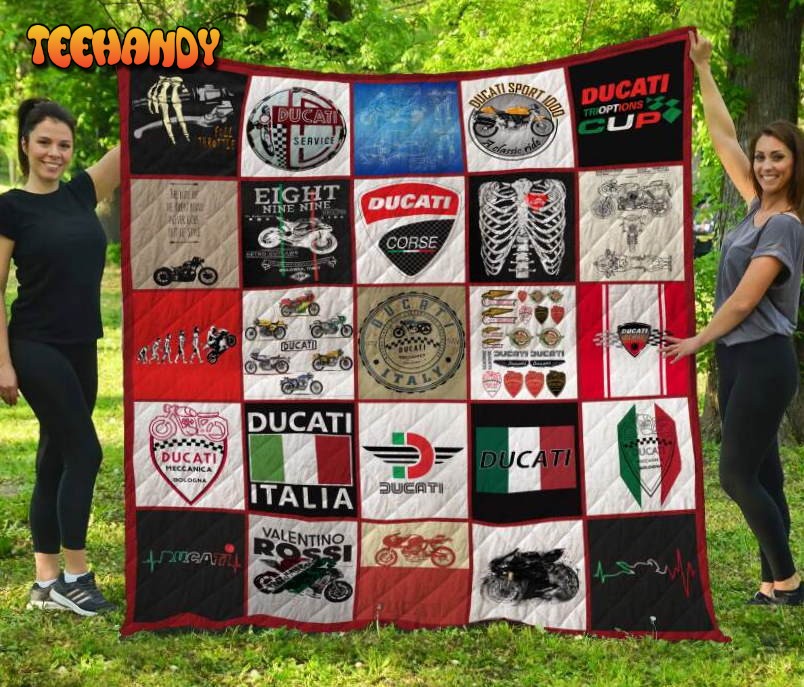 Ducati 3D Customized Quilt Blanket