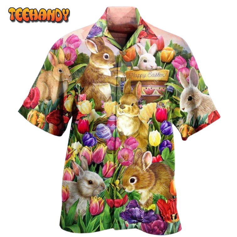 Easter Hawaiian Shirt, Happy Easter Day Hawaiian Shirt, Aloha Shirt