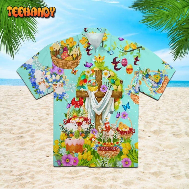 Easter Is Coming Hawaiian Shirt, Happy Easter Hawaiian Shirt