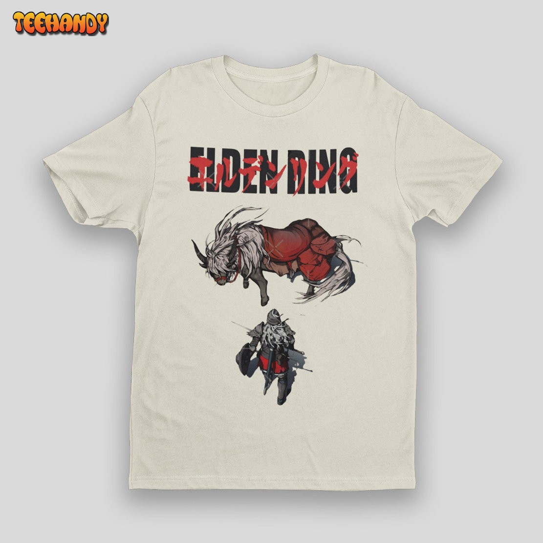 Elden Ring The Kinght and The Legendary Horse T-Shirt