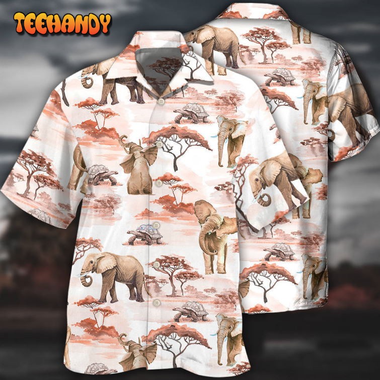 Elephant Cute Elephant Africa Hawaiian Shirt