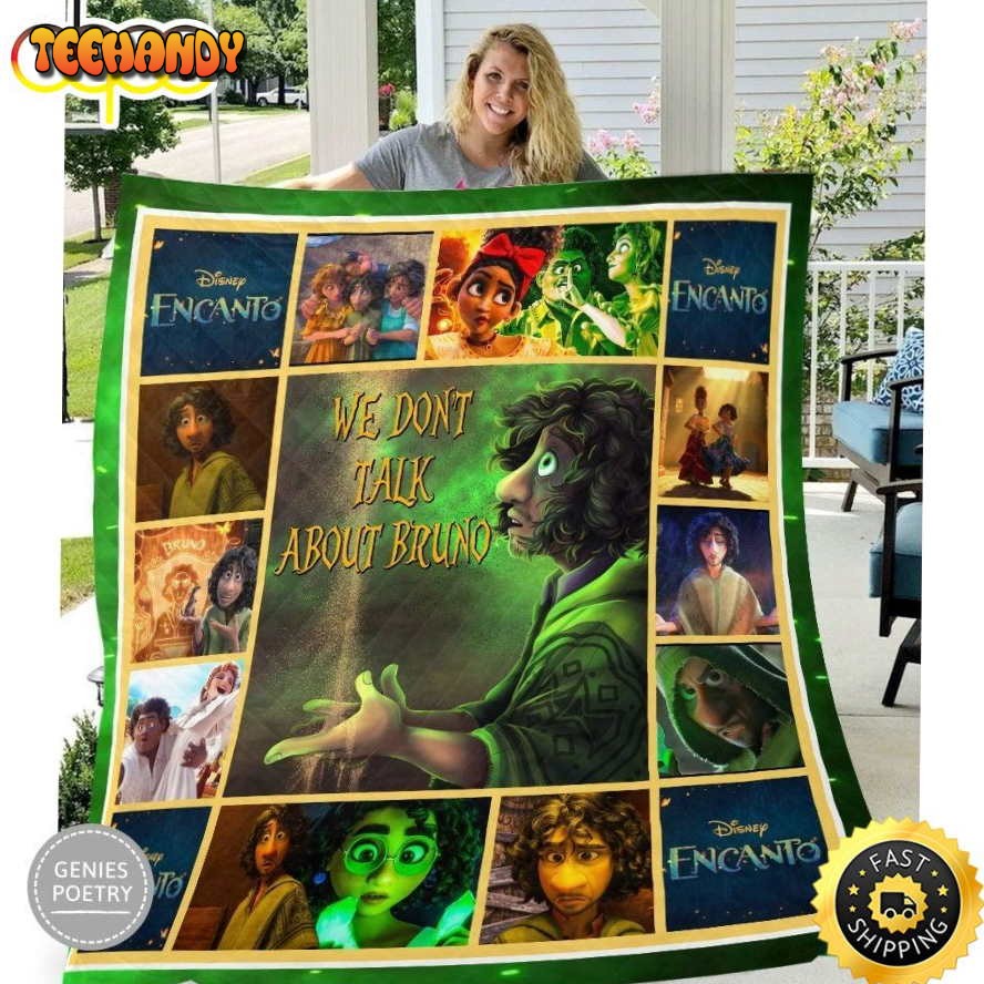 Encanto We Don’t Talk About Bruno Disney Cartoon Movie Blanket Disney