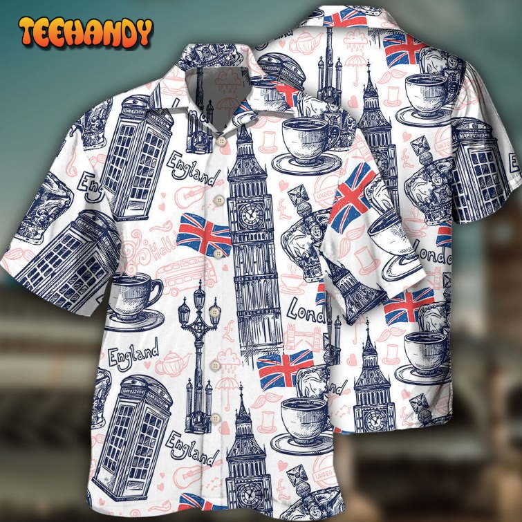 England Romantic Love It Hawaiian Shirt