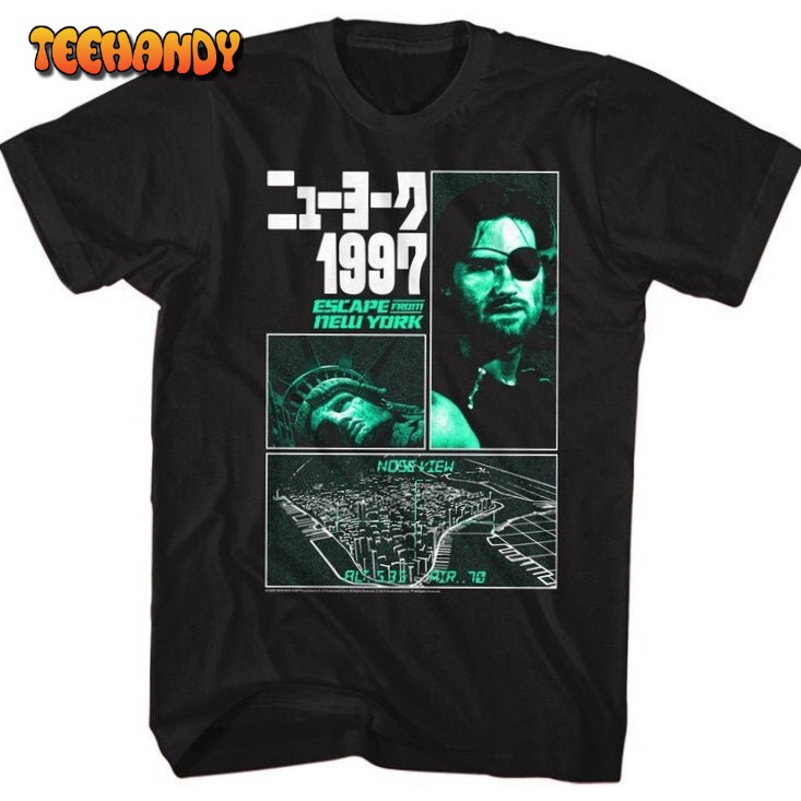 Escape From New York Recon Collage Black Shirts