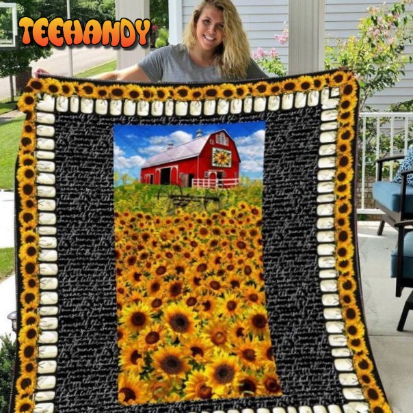 Farm You Are My Sunshine 3D Customized Quilt Blanket