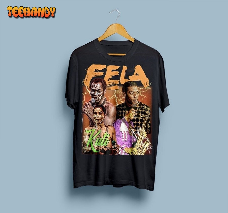 Fela Kuti T Shirt, Vintage Style Fela Kuti Unisex Shirt