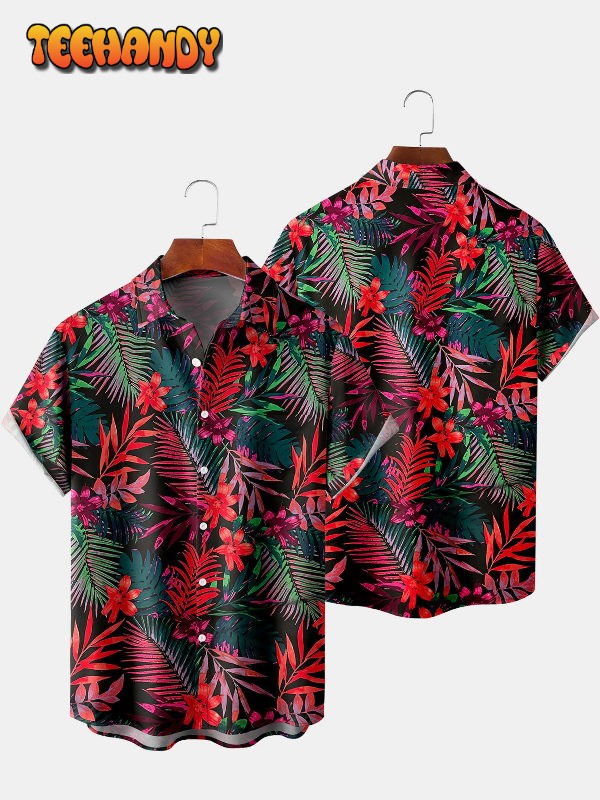 Floral Hawaiian Shirt, Aloha Hawaiian Shirt, Gift For Him