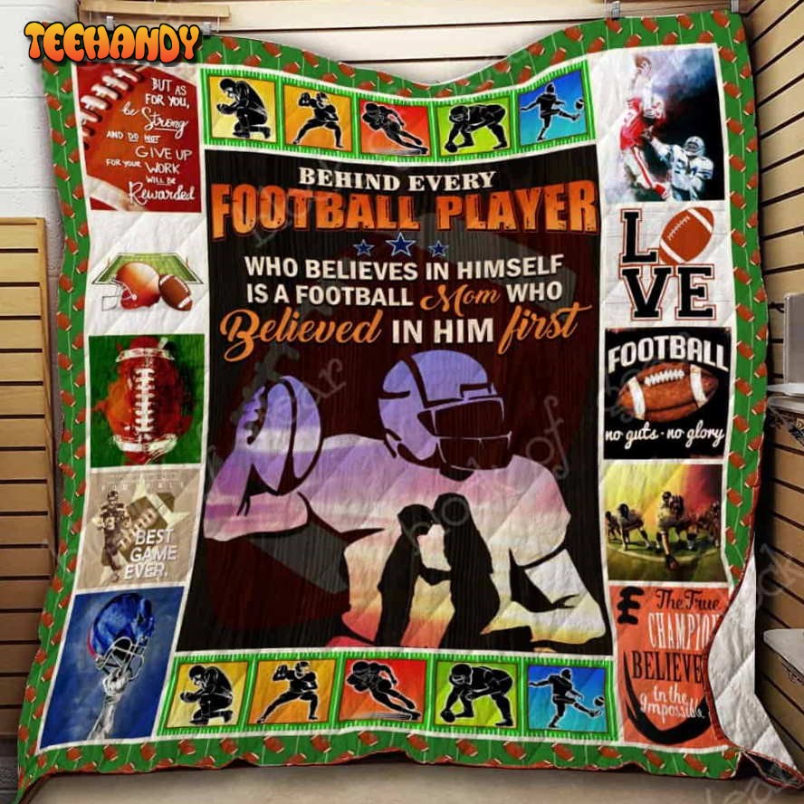 For My Son, Football 3D Quilt Blanket