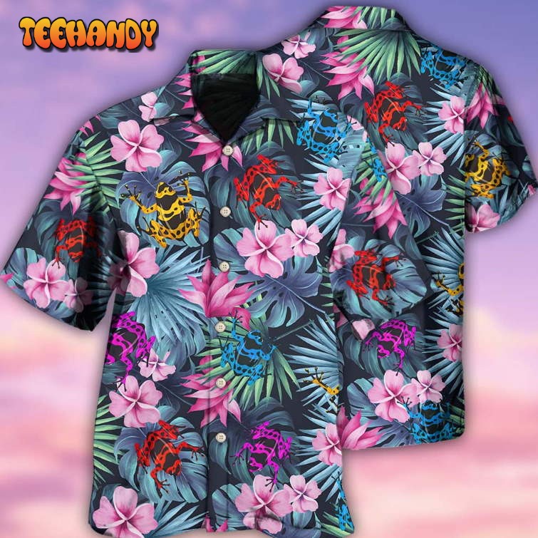 Frog Tropical Summer Vibes Hawaiian Shirt