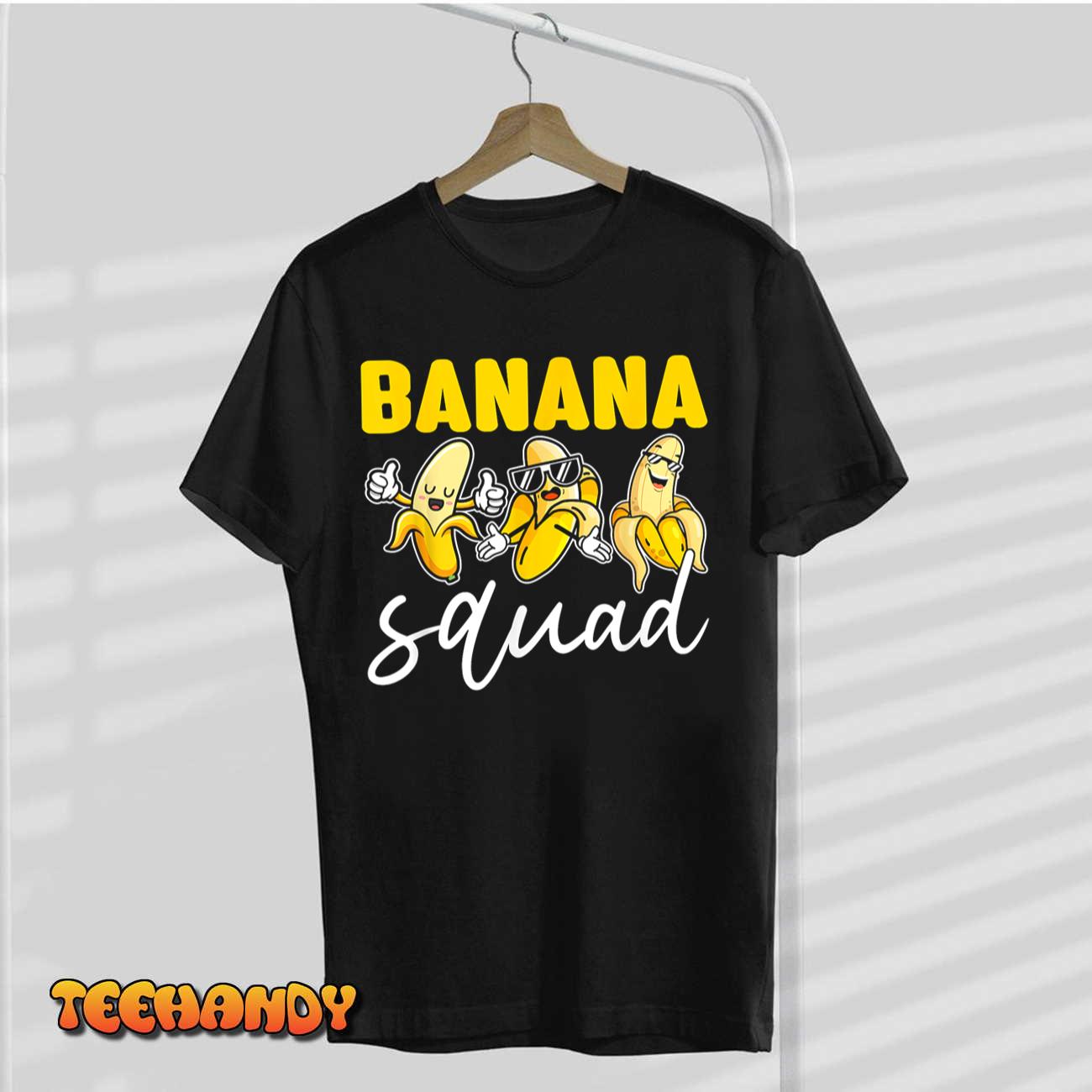 Funny BANANA SQUAD Shirt That’s Bananas Halloween Costume T-Shirt