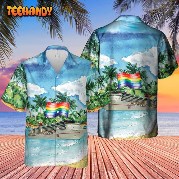 Funny Cruise Shirts, Cruise Happy Pride Month Hawaiian Shirt