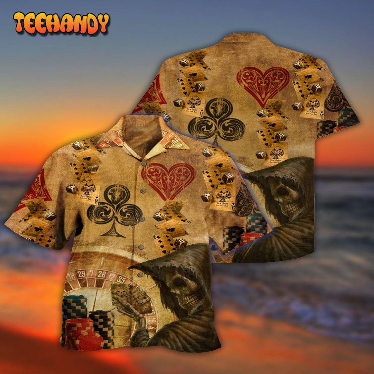 Gambling Dead Mans Hand Hawaiian Shirt