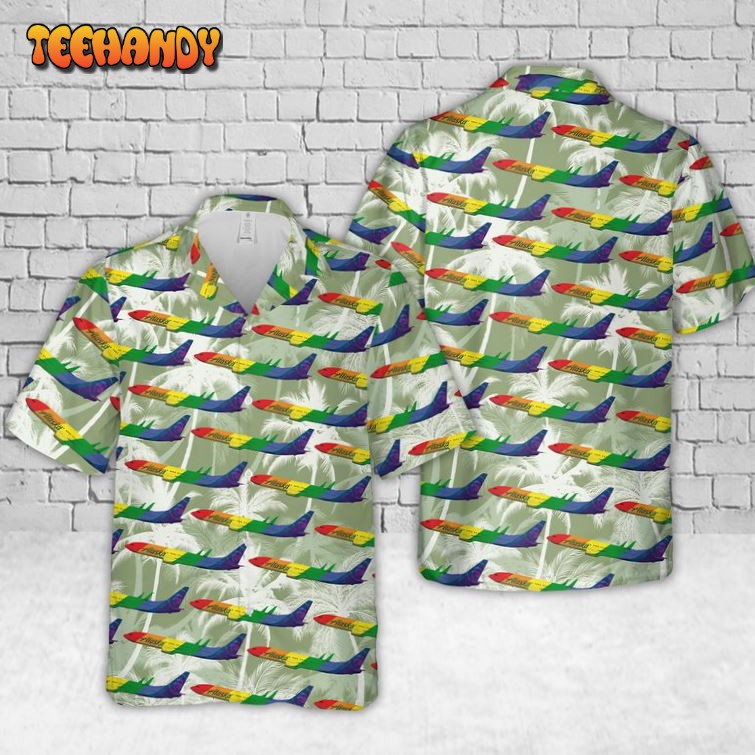 Gay Hawaiian Shirts, Alaska Fly With Pride Hawaiian Shirt